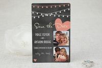 Twinkling Hearts Save the Date Magnets