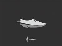 shoes / logo idea by Yuri Kartashev