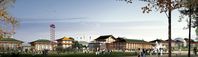 The design of Dayanta Recreation Town was inspired by ancient Chinese architectures in the Tang Dynasty and recognized as a partnership of historical, humanities, and religious elements. Co-designed by SED-IA Architecture and LKP Architecture #tourism #architecture #landscape #contemporary #ancient #China