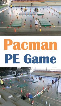 PE Teacher Joel Smedes shares his Human Pacman game as part of a unit called Adventure Challenges, where students learn communication, cooperation, team interaction, reflection and strategies #physed