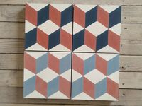 Zementfliesen Cube: Ein klassisches Design das Sie bei articima individuell gestalten können.