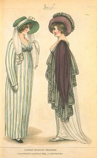 ♥♥♥ Evening Dresses, December 1804, Fashions of London & Paris