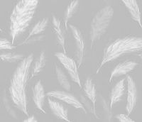 White Out Feathers in Gray from Brett Design #gray #white #feathers #pattern #wallcoverings #fabric #interiordesign #designinspiration #thetextilefiles #clothandkindinteriordesign #brettdesign