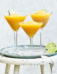 Frozen Margarita Recipe with Peaches