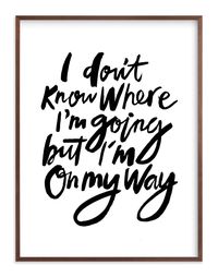 on my way Wall Art Prints by Cass Loh | Minted