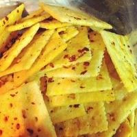 Crackers Everyone loves them!!! A box of saltines, 1 1/2 C. of oil, ranch dressing packet, 2 tsp. garlic powder, 2 tsp. crushed red pepper. Mix, pour over saltines in container, bake 10 min. on low. (200* or 250*)these are AMAZING!!!!!