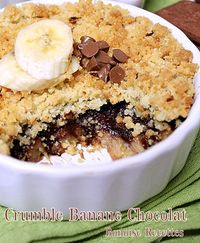 crumble banane chocolat1