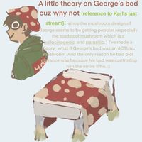 I... actually made a theory on a minecraft bed...(._. I did google search levels of research PLZ be gentle 😩🙏 I made this joke theory because my brains not big enough to write a real one :,) but hey, that’s just a theory, A GA-