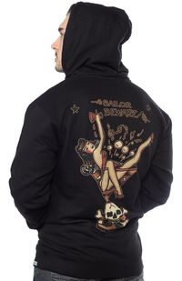 SAILOR JERRY MARTINI GUYS ZIP HOODIE $60.00 #sailorjerry #guys #hoodie #martini #pinup #tattooflash