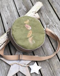 Sac Rond 4 Plumes kaki
