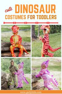 Dinosaur costume for toddlers and preschoolers. Whichever color you want: blue, red or green dinosaur, it's included on this list.