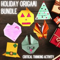 Holiday Origami BUNDLE | A Critical Thinking Activity by Innovative Teacher