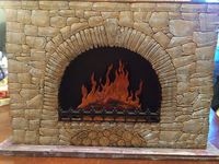 Mini fireplace to go with a mini tree - Made on a Glowforge - Glowforge Owners Forum