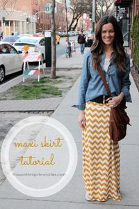 the winthrop chronicles: MAXI SKIRT TUTORIAL