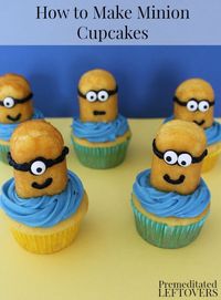 How to Make Minion Cupcakes - Directions for quick and easy Minion Cupcakes. Have the best Minion themed party by learning how to make Minion cupcakes.