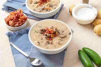 Why would you ever amend your carnivorous habits when you could instead be enjoying Cheeseburger Paradise Soup? Every spoonful of this soup is like a cheeseburger in miniature form: beefy, cheesy, salty, and decadent. The broth is full and bursting with potatoes, giving you that ever-essential french-fry experience! Savory, salty, and rich, Cheeseburger Paradise Soup is a bowl of heaven on Earth with some onions!