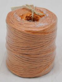 Orange Jute Twine 3-Ply 75 Yards