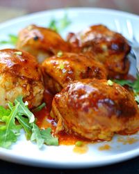 Easy Crock Pot BBQ Boneless Chicken Thighs - southern discourse
