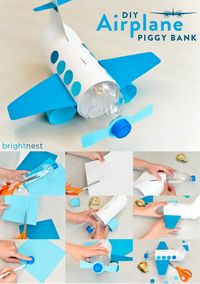 Pra aproveitar as garrafas de água e brincar muito! brincadeiras DIY MyKingList com