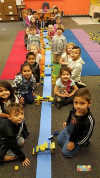 STEM Bridge Partners: love this idea! The children can make "bridges" over the river!