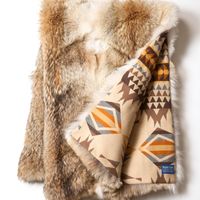 Coyote throw with Pendleton Blanket