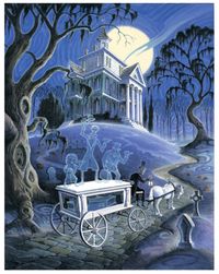 Seriously love this Haunted Mansion piece.
