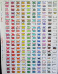 Combined Color Chart: Rose Art, CraZArt, Crayola by Josephine9606