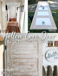 Take your home to the next level with this DIY Hollow Core Door Makeover with Video Tutorial by Larissa of Prodigal Pieces | prodigalpieces.com #prodigalpieces #diy #remodeling #farmmhouse