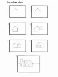 Grande Park Art: How to Draw a Barn