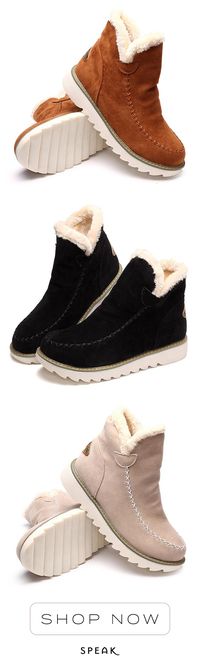 Stay cozy in these Pyrenees fleece ankle boots (P.S. they're vegan!)