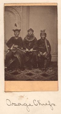 Osage Indian Chiefs - Kansas Memory