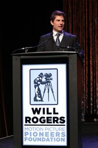 #TomCruise delivering his acceptance speech for the Pioneer Award at CinemaCon in Las Vegas