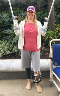 Honoured: Melissa Payne Cochran, who lost her husband Kurt in the Westminster terror attack, is due to meet the Duke and Duchess of Cambridge at a memorial service tomorrow