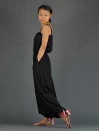 Combinaison sarouel femme / Jumpsuit Taille : 34-42 | Taille élastique | Modèle : Taille 36 - 1.63m EU Taille 34-42 Tissu : 90% Cotton 10% Lycra