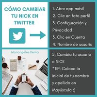 🔹️¡Holaaa! ¿Alguien por aquí qué necesite cambiar su nombre de usuario en Twitter?🔹️@alacarniceria 😘 . . . Sigue estos sencillos pasos y si…