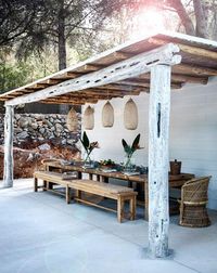 20 superbes idées pour vous inspirer un coin repas dans le jardin - Décorations - Trucs et Bricolages