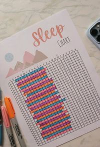 Are you looking for the perfect bullet journal pages to add to your journaling? I've got you covered with my bullet journal pages! This sleep chart has a line for you to fill in how you slept night after night! Want to learn more? Head over to Your Healthy Beginning to learn more!