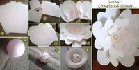 DIY Large Paper Flower Dream Events in Paper