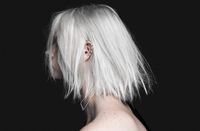 white hair
