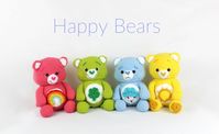 Happy Bears Amigurumi - Free Crochet Patterns - StringyDingDing