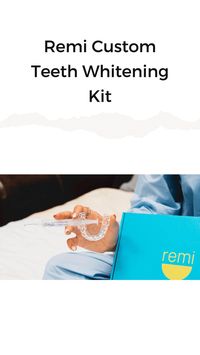 Ready for a brighter smile or looking for a great holiday gift? Try the Remi Teeth Whitening Kit, and get custom fitted teeth whitening trays with a vegan, cruelty-free, no-sensitivity gel. Made for you in San Francisco, and delivered directly to your door - use code CARLA25 for 25% off on www.shopremi.com today!