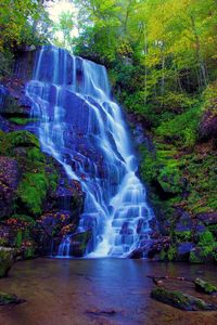 Eastatoe Falls in the North Carolina mountains