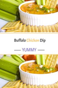 Buffalo Chicken Dip #Buffalo #Chicken #Dip #recipe #meals #food #yummy