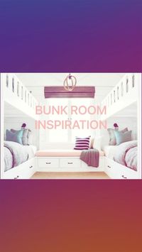 mominated on Instagram: Bunk room inspiration #bunkbeds #kidsrooms #homedecore #bunkroom #kidshairstyles #kidsroom #kidscraft #girlsroom #bedroom
