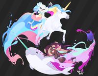 3 D R O D na Twitterze: „Magic is in the air and sea! Which is more magical #TeamUnicorn or #TeamNarwhal? #Splatoon2 #Splatfest #スプラトゥーン2 https://t.co/XfYwEQFKn1” / Twitter