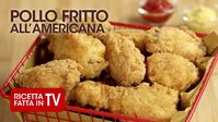 POLLO FRITTO ALL'AMERICANA DI BENEDETTA - FATTO IN CASA PER VOI CON BENEDETTA ROSSI - RICETTE DAL MONDO - "La ricetta statunitense del pollo fritto, marinato nel latticello e con doppia croccantissima panatura. Da leccarsi i baffi!". Video di Fatto in Casa per Voi con Benedetta Rossi.