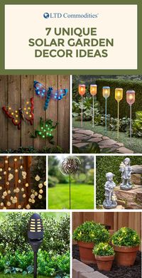 Solar decorations are an easy way to add a magical glow to your yard at nighttime while soaking up energy from the sun during the day. LTD has you covered with our selection of solar decorations. Check out these 7 solar garden decor ideas to light up your space.