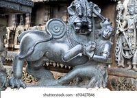 Hoysala lion - Google Search