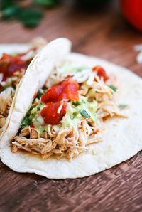 Slow Cooker Chicken Tacos are what my taco dreams are all about. This recipe is full of flavor and so easy to prepare!