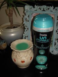My life just changed!!!!!! Downy Unstoppables in wax burner...house smells like fresh laundry!